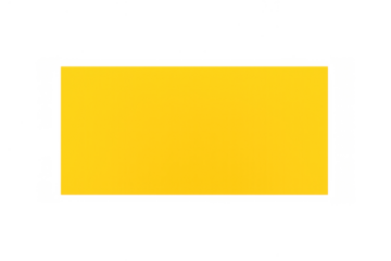 Yellow rectangular frame creating a vibrant border on a transparent background, providing copy space
