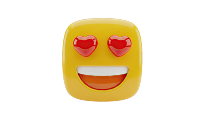 Smiling Emoji with Heart Eyes