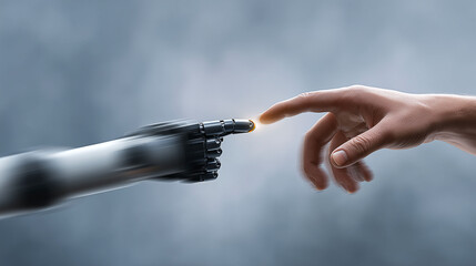 Construction supervisor in a high-visibility vest using a digital tablet at an industrial site