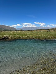 lake in the mountains in summer
