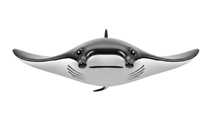 Stylized Manta Ray Illustration