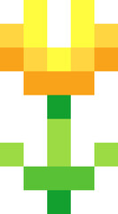 SImple Pixelated Flower Illustration