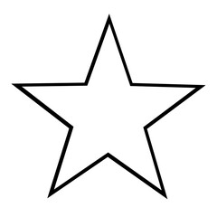 Fototapeta premium Star Icon Vector Illustration