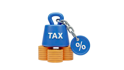 Tax Weight on Coins with Percentage Tag