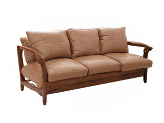 Fototapeta premium sofa isolated on white background. including clipping path.