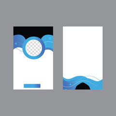 Minimal id cards template concept 3.eps