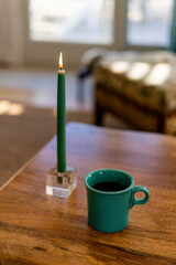 Bayberry candle with mug