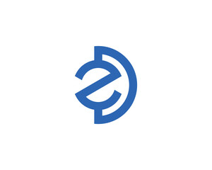 Obraz premium DZ ZD Logo Design