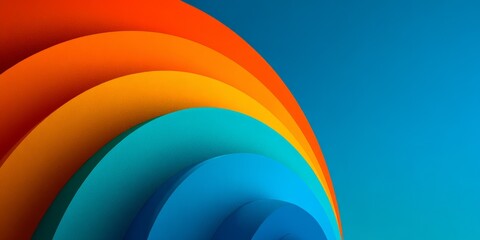 Minimalist LinkedIn cover with smooth abstract curves, clean professional layout, elegant modern design for business and personal branding