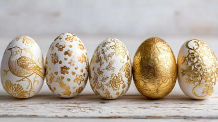 golden easter eggs