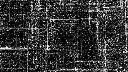 monochrome grunge texture background, animation for retro vintage effect. noise scratch overlay, easy to use in composition