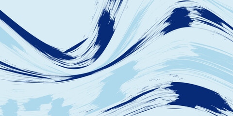 Vector grunge texture. Grunge black and white texture of black brush strokes on white paper or background.