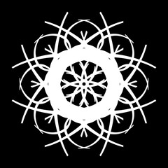 Decorative Abstract Mandala Design Element