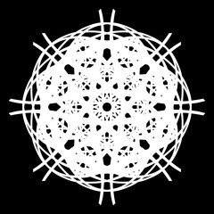 Decorative Abstract Mandala Design Element