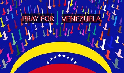 Venezuela flag, campaign pray for venezuela 