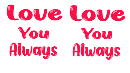 Vibrant love quotes on contrasting white and black backgrounds