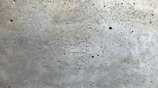 Close-up of rough concrete surface with small holes
