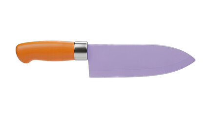 Orange and Purple Kitchen Knife