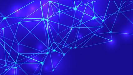 Vektor Abstract Network Technology Background