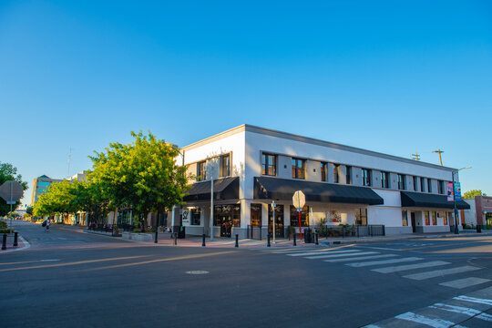 Spotlight Lounge at 959 10th Street in historic downtown Modesto, Stanislaus County, California CA, USA.  