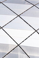 Metal and concrete in modern architecture