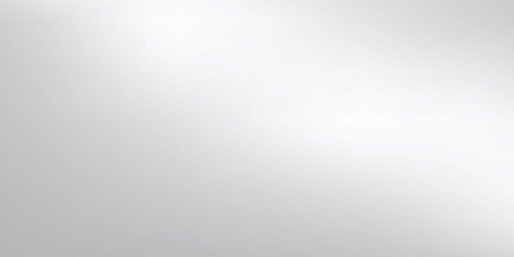 Silver foil background with metal mirror texture. Chrome gradient surface with light gloss simple abstract. vector mesh modern design