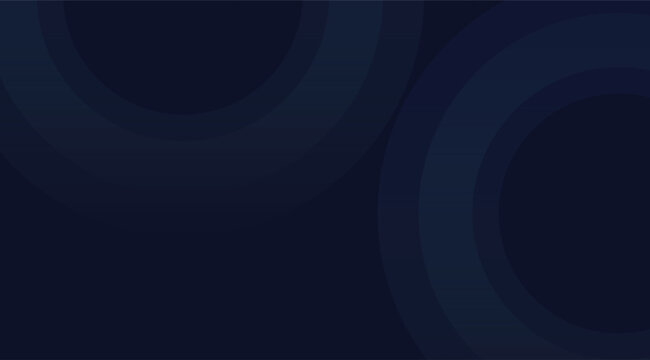 Dark blue concentric circles abstract background design for digital presentations and modern - Powered by Adobe