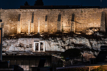 Athenian Acropolis in the night
