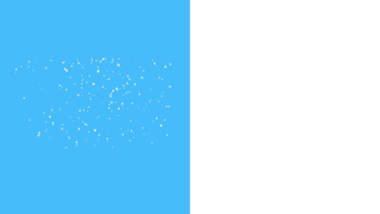 Magical falling snow on a light blue & black background for winter holiday design projects and festive season promotions adding a touch of holiday cheer