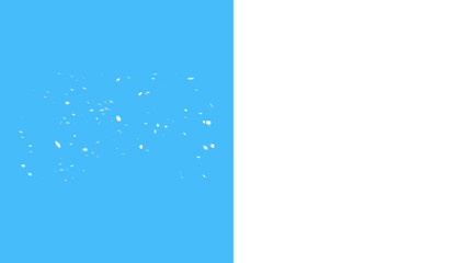 Obraz premium Magical snowfall effect backdrop with light blue and dark black contrast for winter holiday designs and atmospheric overlays, adding a mystical touch