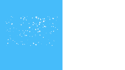 Magical snowfall effect on vibrant blue and black backgrounds, perfect for winter holiday designs and festive season promotions with a touch of whimsy