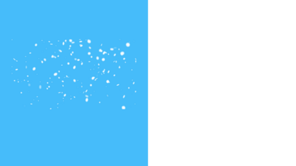 Beautiful snowfall effect falling gracefully against vibrant blue and black backgrounds, perfect for winter projects needing a touch of holiday magic