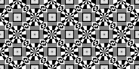 Seamless Transparent Art Deco Geometric Pattern Template