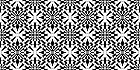 Seamless Transparent Art Deco Geometric Pattern Template