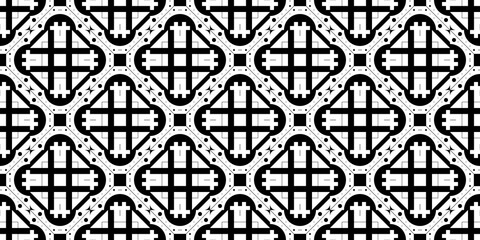 Seamless Transparent Art Deco Geometric Pattern Template