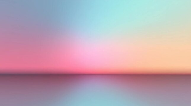 Minimalist digital art gradient video background with soft pastel hues blending smoothly, centered composition, subtle HD texture, clean modern aesthetic, seamless loop abstract motion backdrop