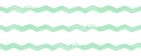 Playful kids background. Zigzag print. Seamless striped pattern. Simple vector illustration.