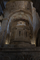 Medieval cathedral Stvetitskhoveli in ancient capital of Georgia