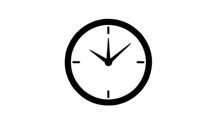 Clock Face Showing Time - A Simple and Clear Time Representation.