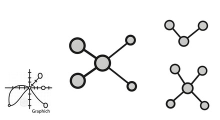Graphical representation of network structures and mathematical graph