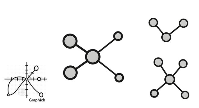 Graphical representation of network structures and mathematical graph - Powered by Adobe
