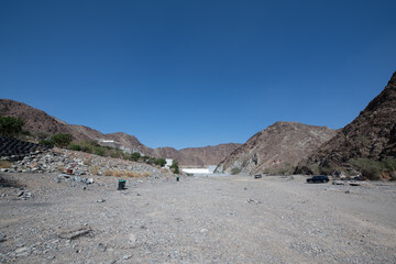 Showkha Dam in the Emirate of Ras Al Khaimah