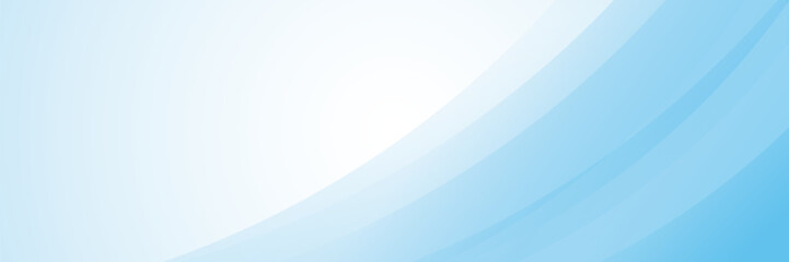 Abstract light blue and white wave background © firman