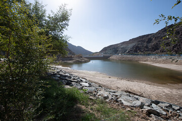 Showkha Dam in the Emirate of Ras Al Khaimah