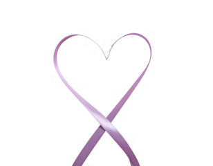 Minimal ribbon heart.
