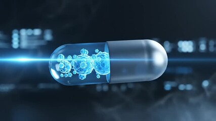 Advanced Medical Capsule with Microscopic Agents A Scientific Breakthrough in Targeted Therapy and Disease Treatment and Prevention Research