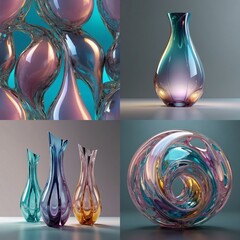collection of vases