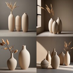 collection of vases