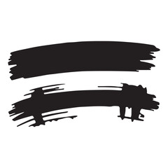 black paint, ink brush strokes, brushes, lines, grunge