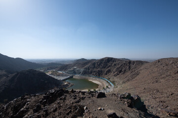 Showkha Dam in the Emirate of Ras Al Khaimah